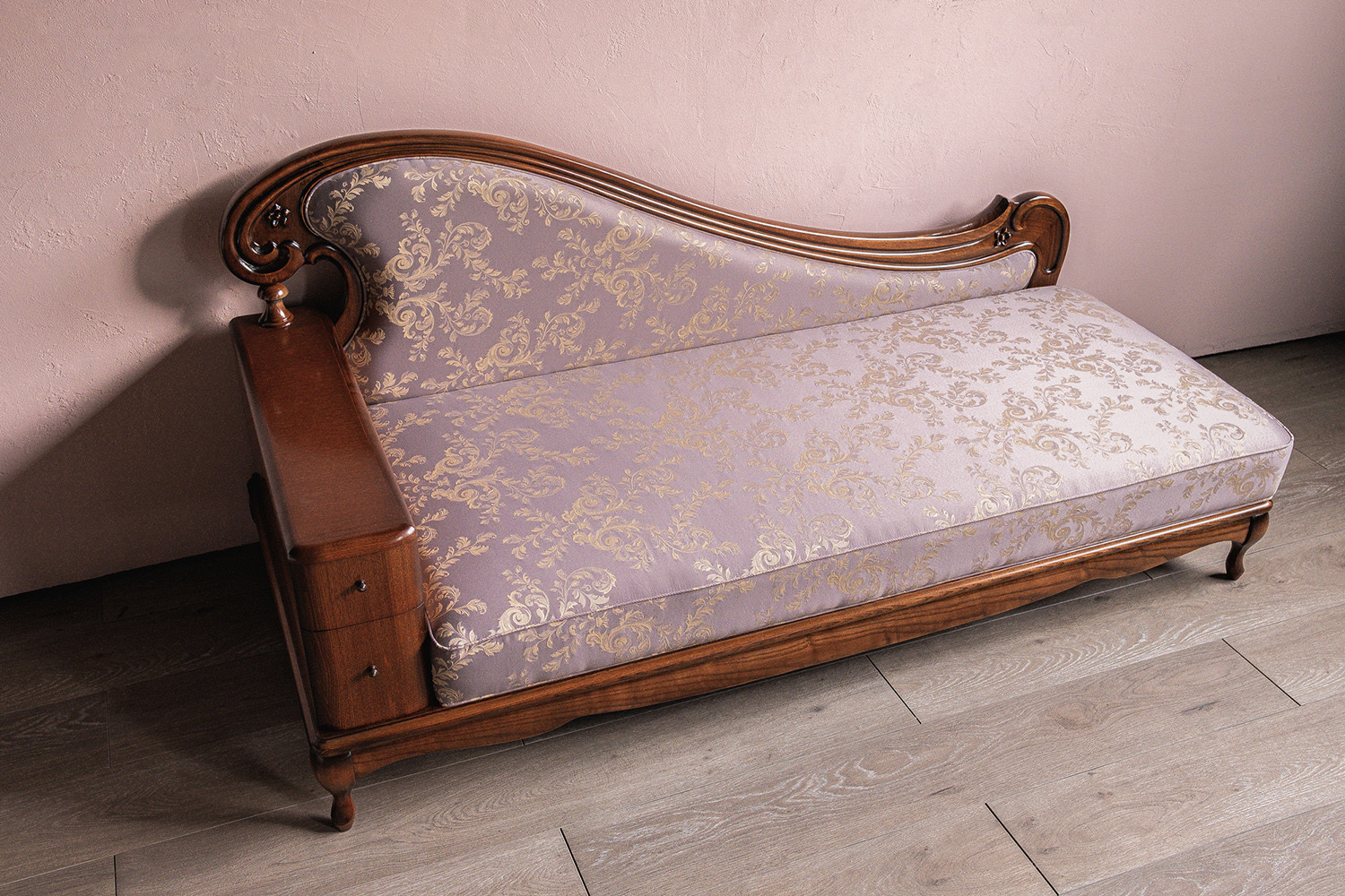 松永工房 Continue カウチ オフィシャル限定品 クラシック エレガント インテリア アンティーク調家具 木製 ソファ リビング　チェア ねこ脚 カンティーニュ【配送不可：沖縄・離島】