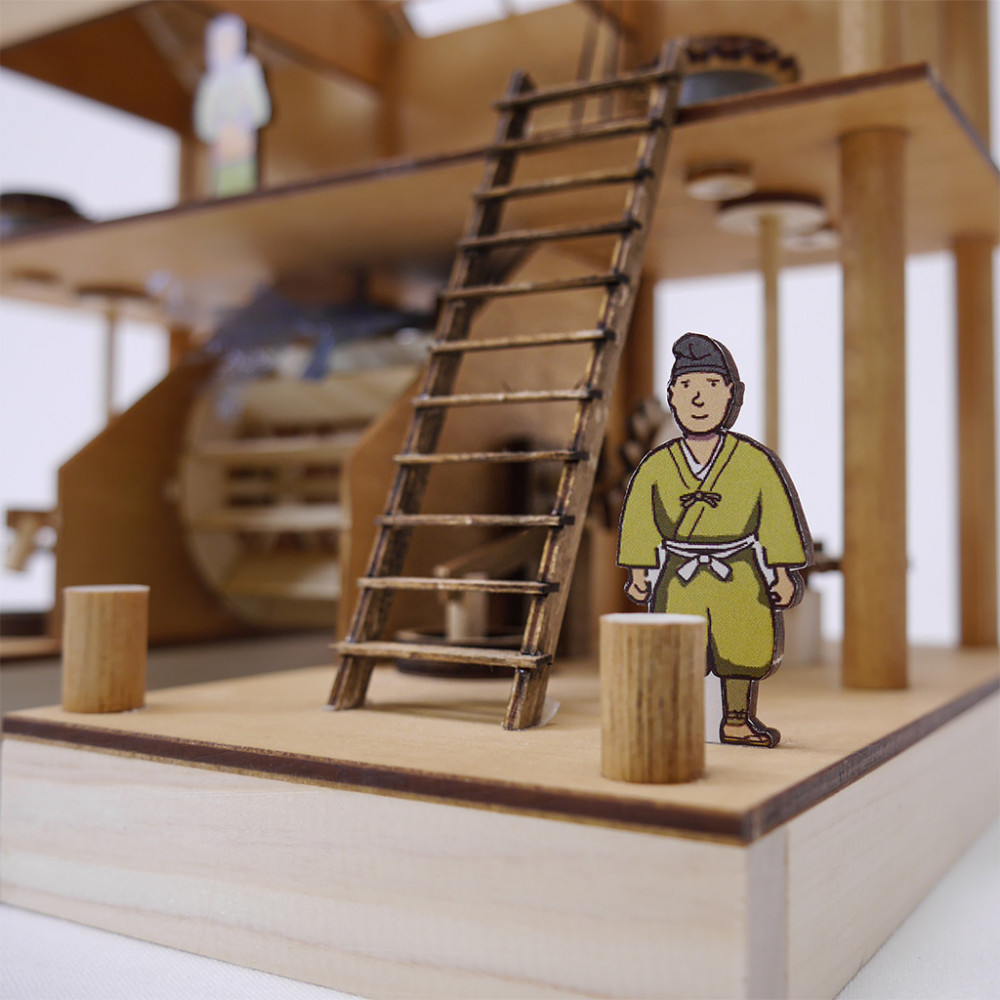 ウッディジョー  水磨様（すいまよう）　木製模型キット