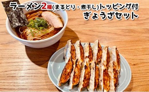 ラーメンABE’ｓ ラーメン２種 (まるどり・煮干し) トッピング付 ぎょうざセット 有名店 冷凍 詰め合わせ 食べ比べ  アベズ 【配送不可：離島】