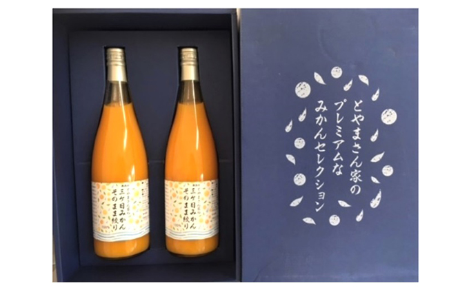 三ヶ日みかん そのまま絞り 2本セット（720ml×2本セット） みかん ジュース 100% 果物類 柑橘類 果実飲料 