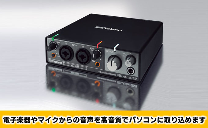 ☆ROLAND/ローランド USB オーディオインターフェース Rubix22/付属品