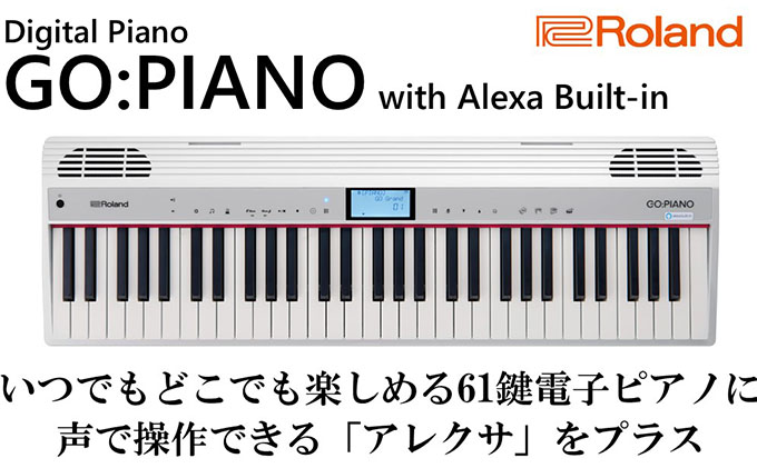 【Roland】61鍵キーボード/GO：PIANO with Alexa Built-in【配送不可：離島】