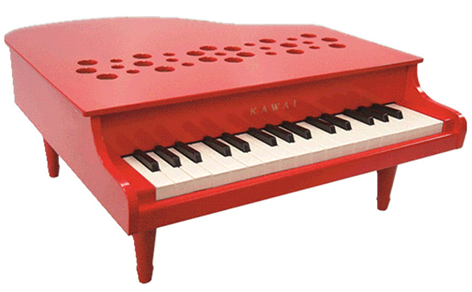 KAWAI ミニグランドピアノP‐32レッド (1163)