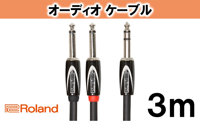 【Roland純正】オーディオケーブル 3m/RCC-10-TR28V2【配送不可：離島】 雑貨 日用品 