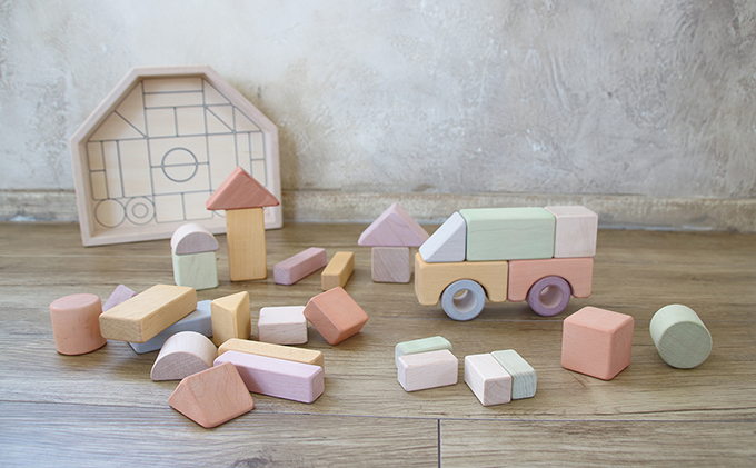 エドインター つみきのいえＭ 日本産 知育玩具 木製玩具