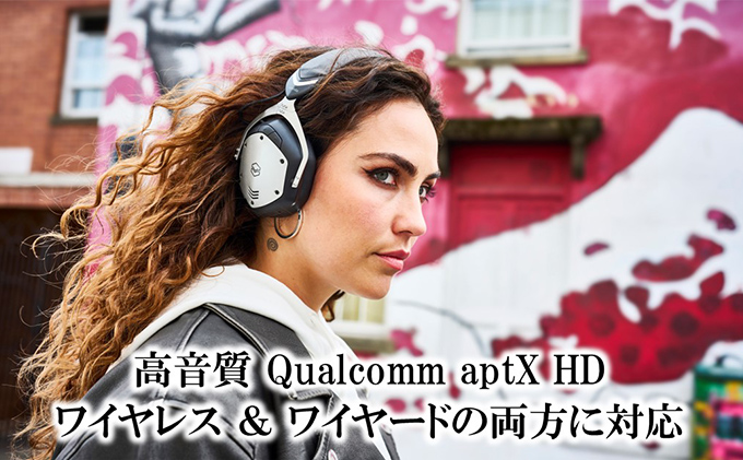 【V-MODA】Crossfade3 Wireless／ワイヤレスヘッドホン／ガンメタル・ブラック【配送不可：離島】 電化製品 著名 DJ 評価 クラブ体験 低音 中高音 有線 高音質 サウンド 音楽 