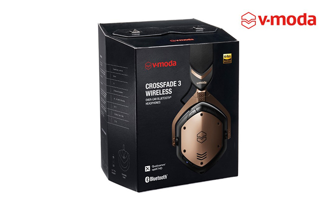 【V-MODA】Crossfade3 Wireless／ワイヤレスヘッドホン／ブロンズ・ブラック【配送不可：離島】 電化製品 著名 DJ 評価 クラブ体験 低音 中高音 有線 高音質 サウンド 音楽 