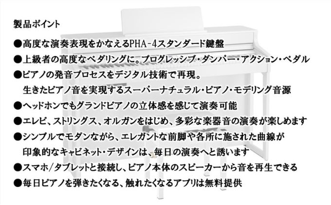 【Roland】電子ピアノHP702/ホワイト【設置作業付き】【配送不可：北海道/沖縄/離島】