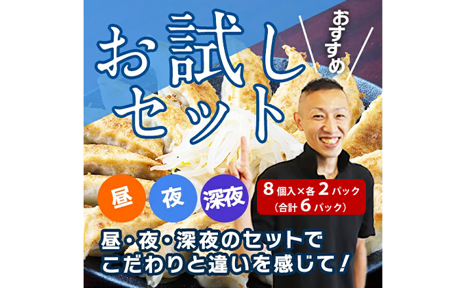 浜松餃子【餃王座グランプリ優勝】初代しげの人気餃子3種お試しセット（合計48個入り）【配送不可：離島】