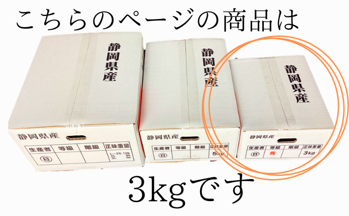 【2024年10月以降順次発送】日下みかん サイズ混合 2S～2L 3kg 秀品