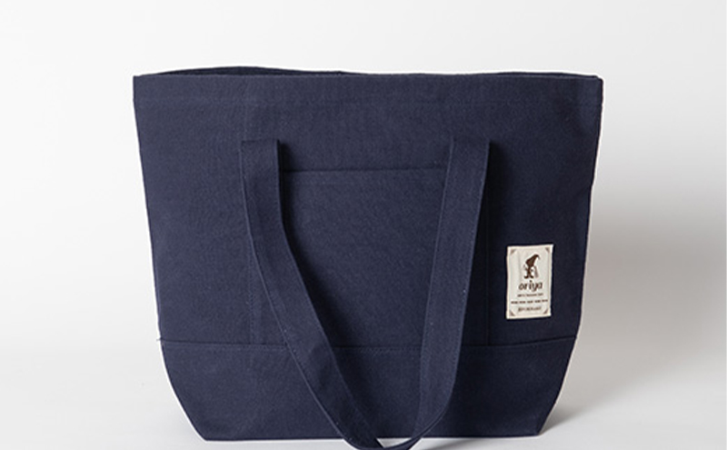 遠州織物 織屋 oriya トートバッグ（中）ナス・ログウッド bag おすすめ 人気 職人 よかったもの