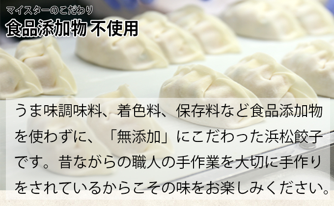 食品添加物不使用 マイスターが作った浜松餃子 108粒（18粒×6パック）