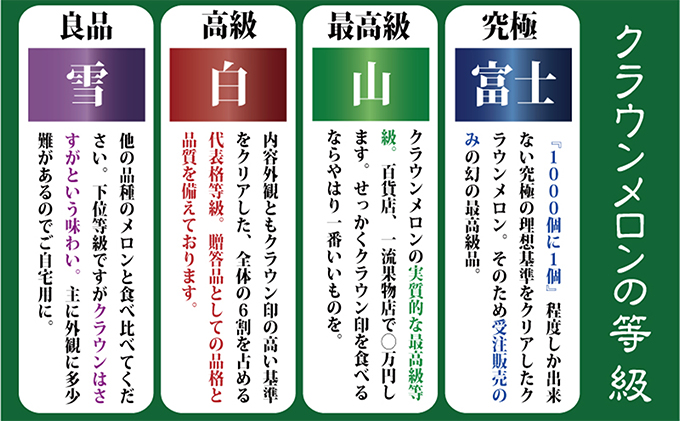 クラウンメロン　山　１玉入【配送不可：離島】