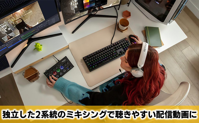 【Roland】本格ゲーミングミキサー/BRIDGECAST(ブラック)【配送不可：離島】 雑貨 日用品 