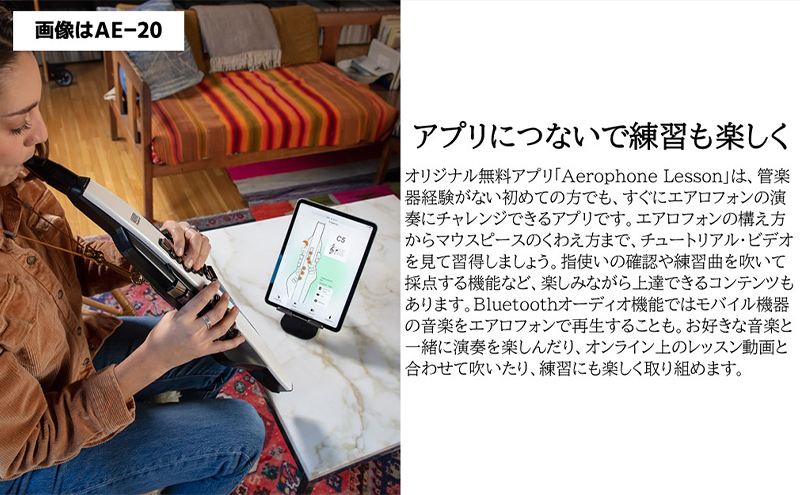 【Roland】電子管楽器/Aerophone AE-20W(パールホワイト)【配送不可：離島】 雑貨 日用品 
