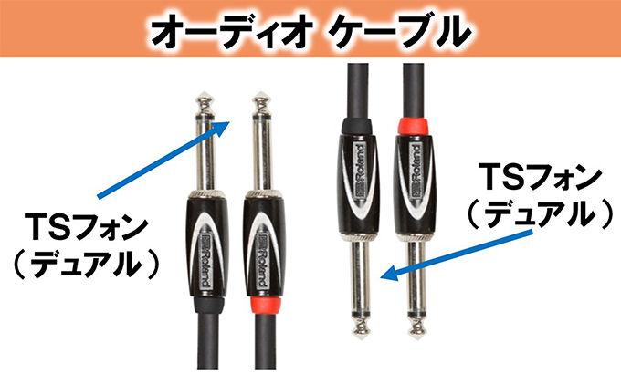 【Roland純正】オーディオケーブル 3m/RCC-10-2814【配送不可：離島】 雑貨 日用品 