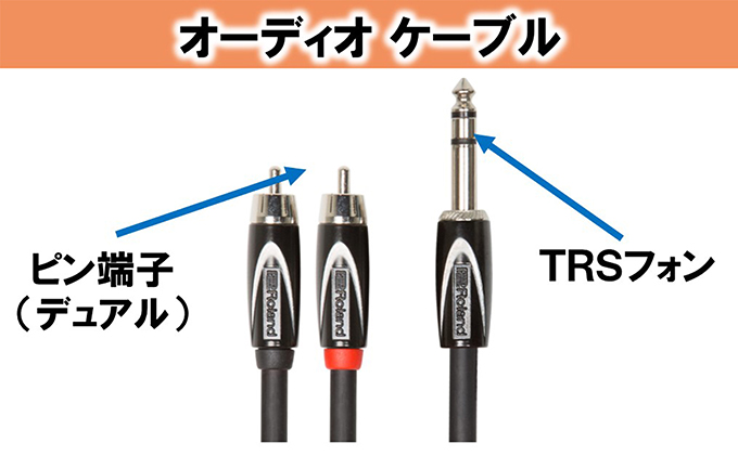 【Roland純正】オーディオケーブル 3m/RCC-10-TR2RV2【配送不可：離島】 雑貨 日用品 