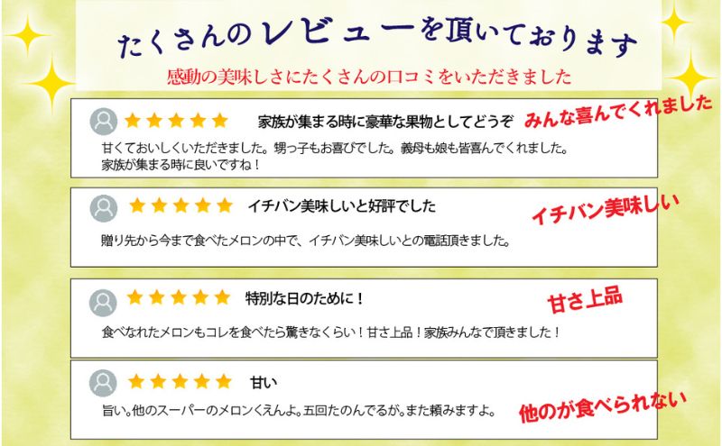 クラウンメロン並【白等級】1.1kg前後　1玉入り