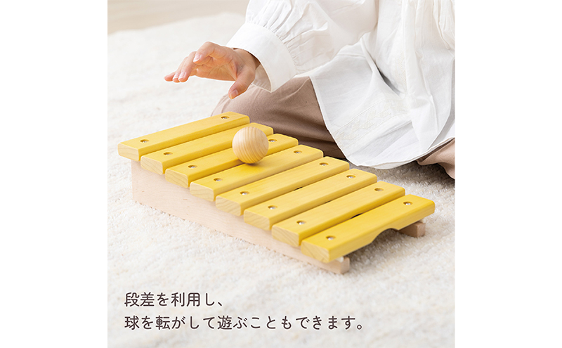 ステップ・シロフォン　木琴おもちゃ　階段状木琴おもちゃ　楽器おもちゃ　STEP XYLOPHONE　もっきん　木琴