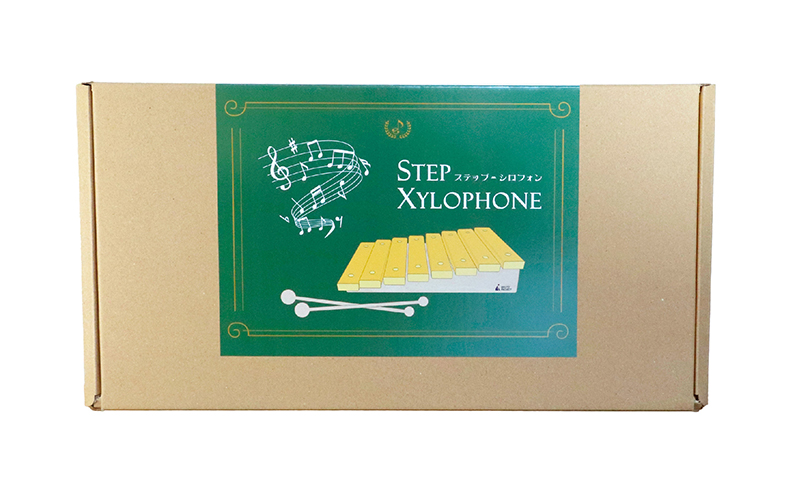 ステップ・シロフォン　木琴おもちゃ　階段状木琴おもちゃ　楽器おもちゃ　STEP XYLOPHONE　もっきん　木琴