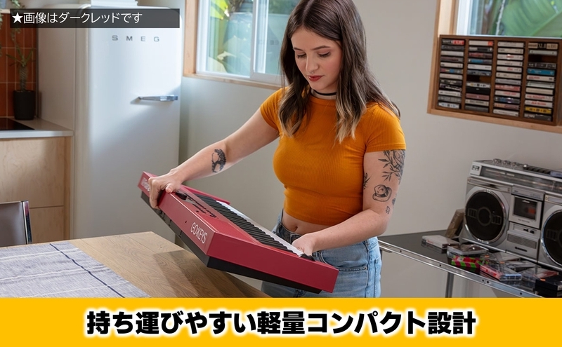 【Roland】61鍵ポータブルキーボード/GO:KEYS 3(ミッドナイトブルー)【配送不可：離島】 キーボード 楽器 音楽制作 初心者 軽量 コンパクト ポータブル ローランド 浜松市