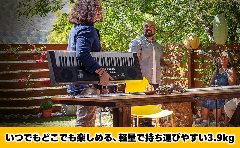 【12月上旬お届け】【Roland】61鍵ポータブルキーボード/E-X10【配送不可：離島】 キーボード 楽器 簡単 初心者 ポータブル 高品質 ローランド 浜松市