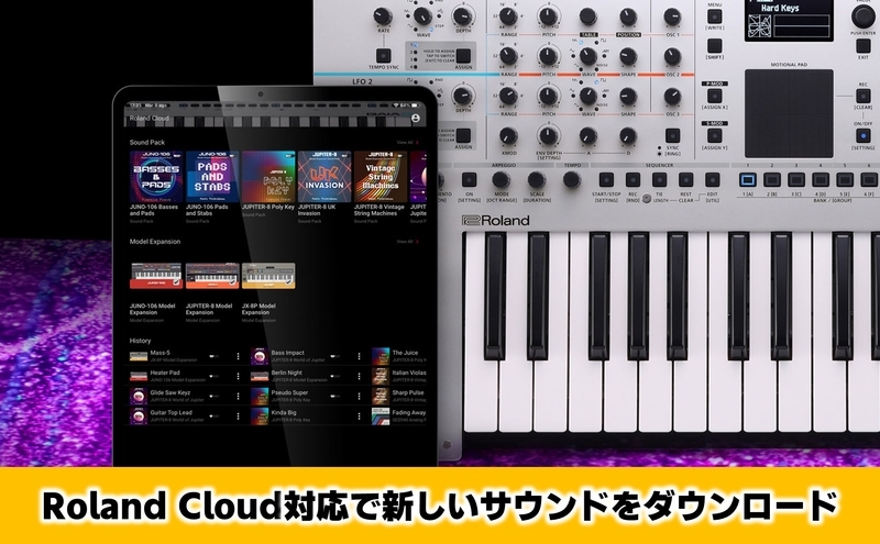 【Roland】シンセサイザー/GAIA-2【配送不可：離島】 楽器 簡単 ハイブリッドエンジン フルサイズ キーボード ローランド 浜松市