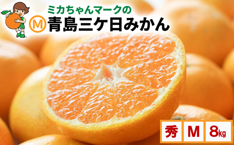 ミカちゃんマークのマルエム青島三ヶ日みかん 秀 M 8kg（約72個） みかん ミカン フルーツ 果物 浜松市