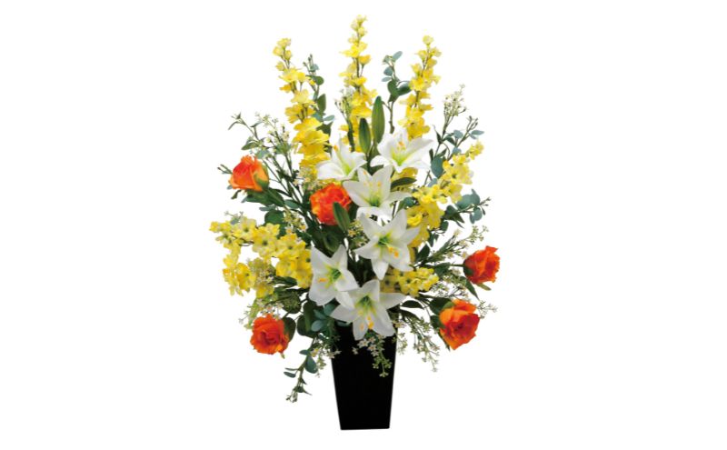 光の楽園 サマーリリー【配送不可：北海道・沖縄・離島】 インテリア 光触媒 人工植物 造花 フェイクグリーン 花 フラワー 清浄 消臭 浜松市