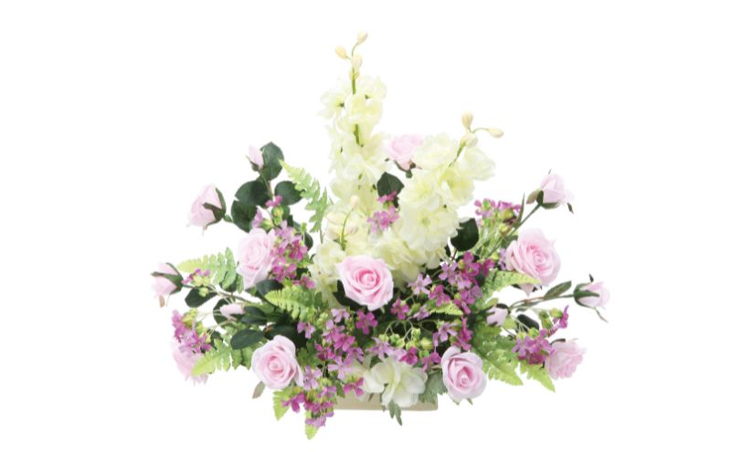 光の楽園 エミリーローズ【配送不可：北海道・沖縄・離島】 インテリア 光触媒 人工植物 造花 フェイクグリーン 花 フラワー 清浄 消臭 浜松市