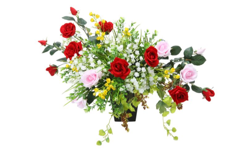 光の楽園 エデンローズ【配送不可：北海道・沖縄・離島】 インテリア 光触媒 人工植物 造花 フェイクグリーン 花 フラワー 清浄 消臭 浜松市