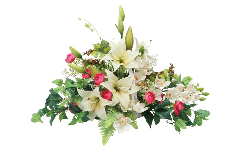 光の楽園 ルイーズリリー【配送不可：北海道・沖縄・離島】 インテリア 光触媒 人工植物 造花 フェイクグリーン 花 フラワー 清浄 消臭 浜松市