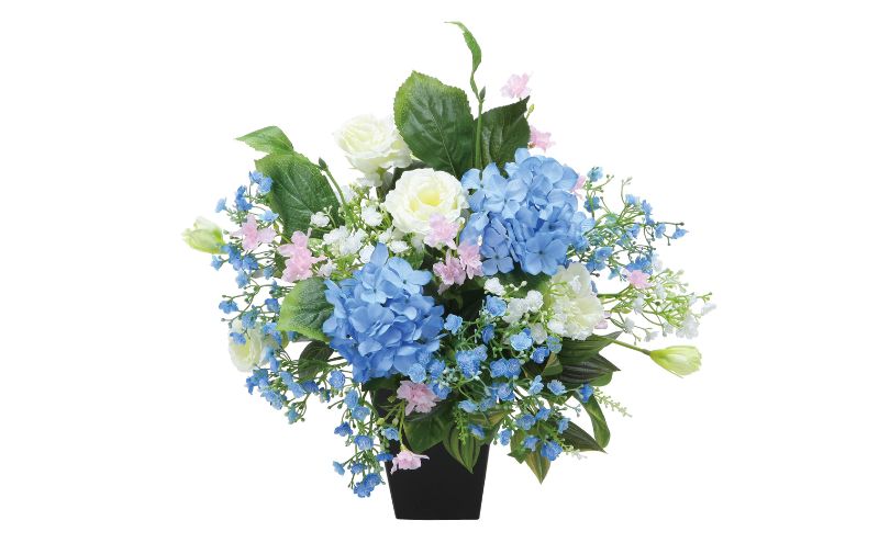 光の楽園 ファーストブルー【配送不可：北海道・沖縄・離島】 インテリア 光触媒 人工植物 造花 フェイクグリーン 花 フラワー 清浄 消臭 浜松市