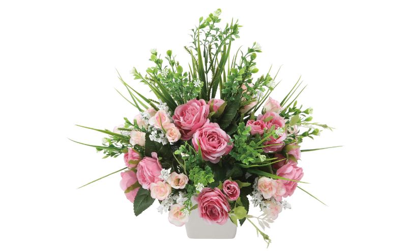 光の楽園 マーブルピンク【配送不可：北海道・沖縄・離島】 インテリア 光触媒 人工植物 造花 フェイクグリーン 花 フラワー 清浄 消臭 浜松市