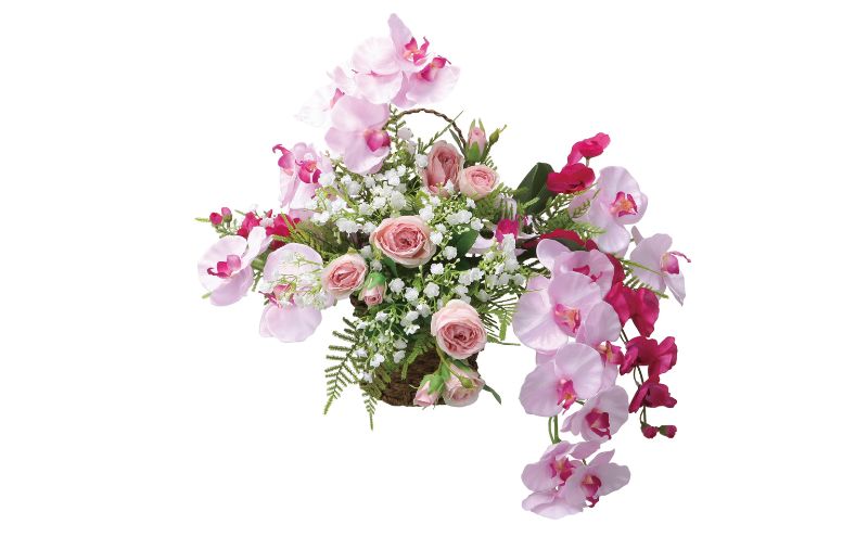 光の楽園 壁掛けエスファレノ【配送不可：北海道・沖縄・離島】 インテリア 光触媒 人工植物 造花 フェイクグリーン 花 フラワー 清浄 消臭 浜松市