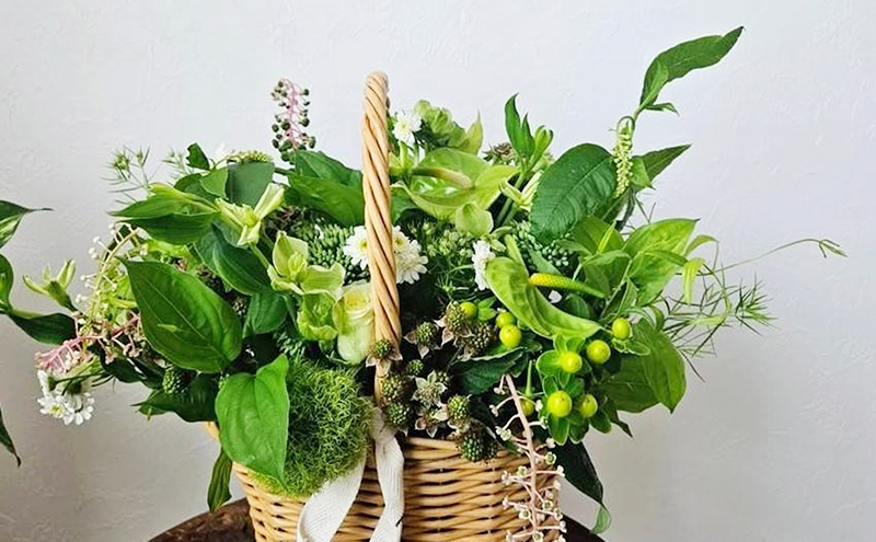 「季節の花を楽しむフラワーレッスン チケット（1回分）」資材一式付き フラワーアレンジメント フラワーデザイナー 対面レッスン 季節の花 Kazen 静岡 浜松市