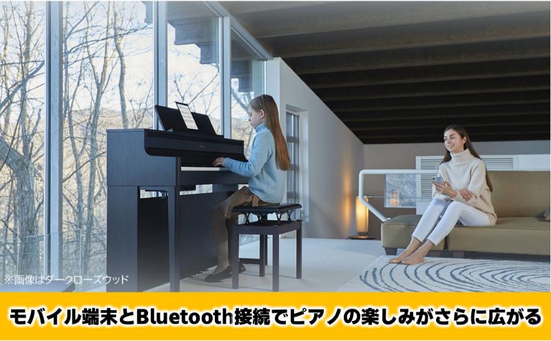 【Roland】電子ピアノHP704/ライトオーク調仕上げ 高低自在椅子付き 【設置作業付き】【配送不可：北海道/沖縄/離島】 静岡 浜松市