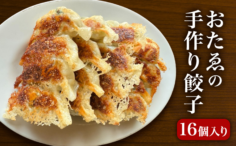 おたゑの手作り餃子16個入り たれ・からし付き（各1袋） 惣菜 中華 餃子 ぎょうざ ギョーザ おつまみ おかず 冷凍餃子 冷凍 静岡 浜松市 【配送不可：離島】