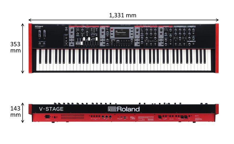【Roland】パフォーマンス・キーボード/V-STAGE 88 【配送不可：離島】キーボード 静岡 浜松市