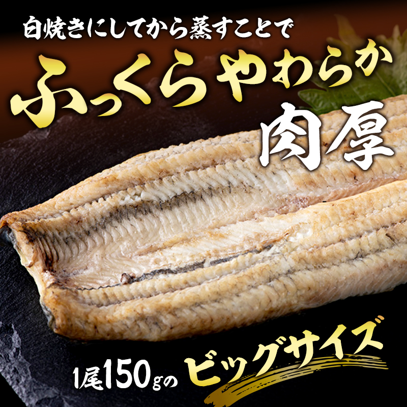 国産 白焼き モンドセレクション金賞 うなぎ 長白焼 2尾 浜名湖産 鰻 素焼き 小分け 冷蔵 浜松