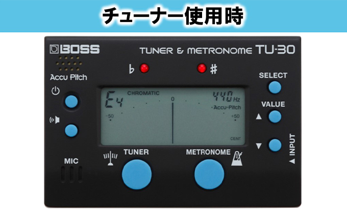 【BOSS】TU-30/チューナー＆メトロノーム【配送不可：離島】