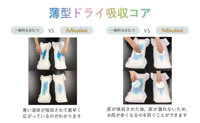 3カ月定期便】 おむつ ミラフィール XXLサイズ（15～28kg）1箱（128枚