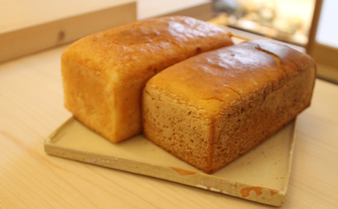 グルテンフリー米粉100％パン 自然農法みかん＆プレーン2本セット