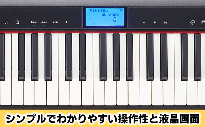 電子ピアノ GO:PIANO 61鍵盤 Roland 電子 ピアノ デジタルピアノ 電子キーボード 軽量 コンパクト ポータブル キーボード 61鍵 ヘッドホン 対応 Bluetooth ピアノに近い 楽器 初心者 音楽 ローランド roland 静岡県浜松市 浜松 【配送不可：離島】