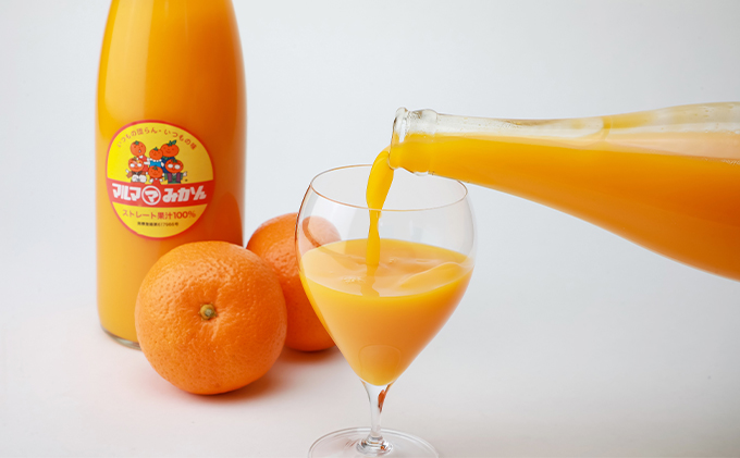 マルマみかんストレート果汁100％ジュース　720ml×2本