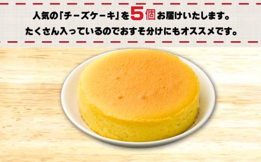  訳あり 濃厚 チーズケーキ 5個セット 工場直売アウトレット品