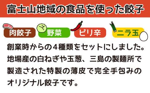 ボリューム満点 富士山餃子 味比べ4種類 5個入り 8パックセット 肉 大容量 野菜 冷凍