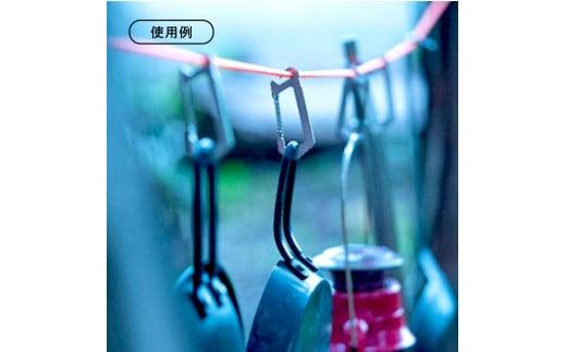多機能 デザイン カラビナ『TSUNAGU-01』キャンプ ソロキャン アウトドア 用品 10個 セット 巾着袋 付属 キーホルダー ストラップ ASOBU