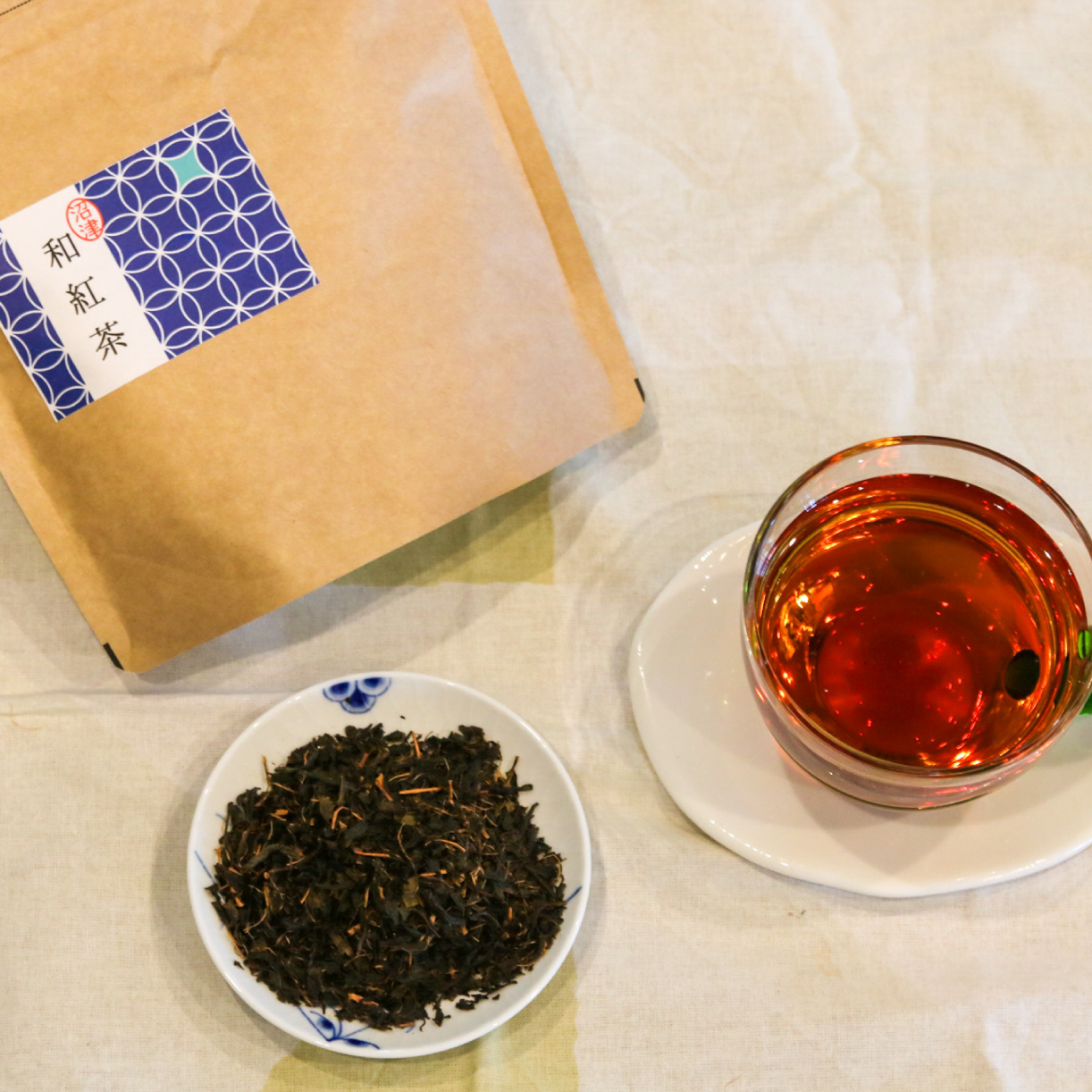 和紅茶 茶葉 100g 2袋 合計200g 農家直送 お試し お茶 茶葉 静岡 沼津