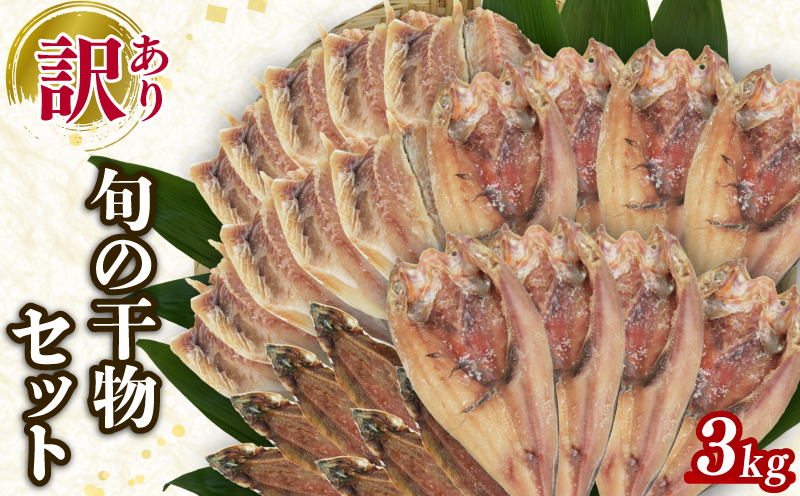 訳あり 旬 干物 詰め合わせ 3kg 魚 3種類以上 おまかせ セット 静岡県 沼津市